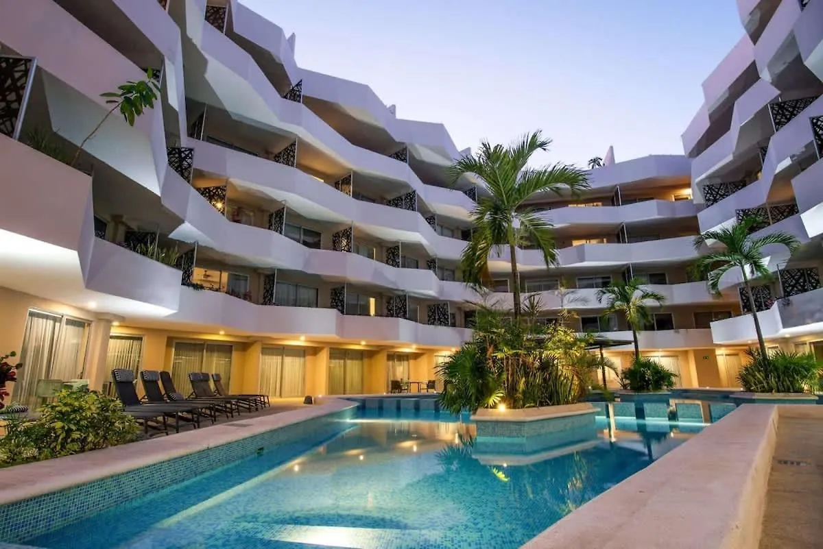 Luxury Studio With Kitchen Ac Gym Pool Security Playa del Carmen Mexique
